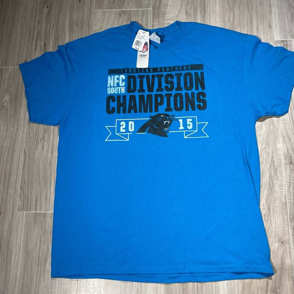 NFL Team Apparel Carolina Panthers NFC South Division Champions 2015 T-Shirt